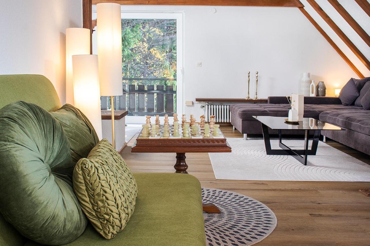 Blackncozy - Grosszuegiges Designappartement Mit Boxspringbetten Und Heimkino Feldberg  Eksteriør billede